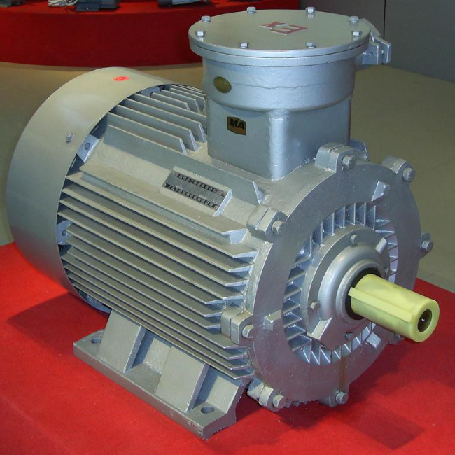 YE3-132S1-2防爆电机45°角实拍